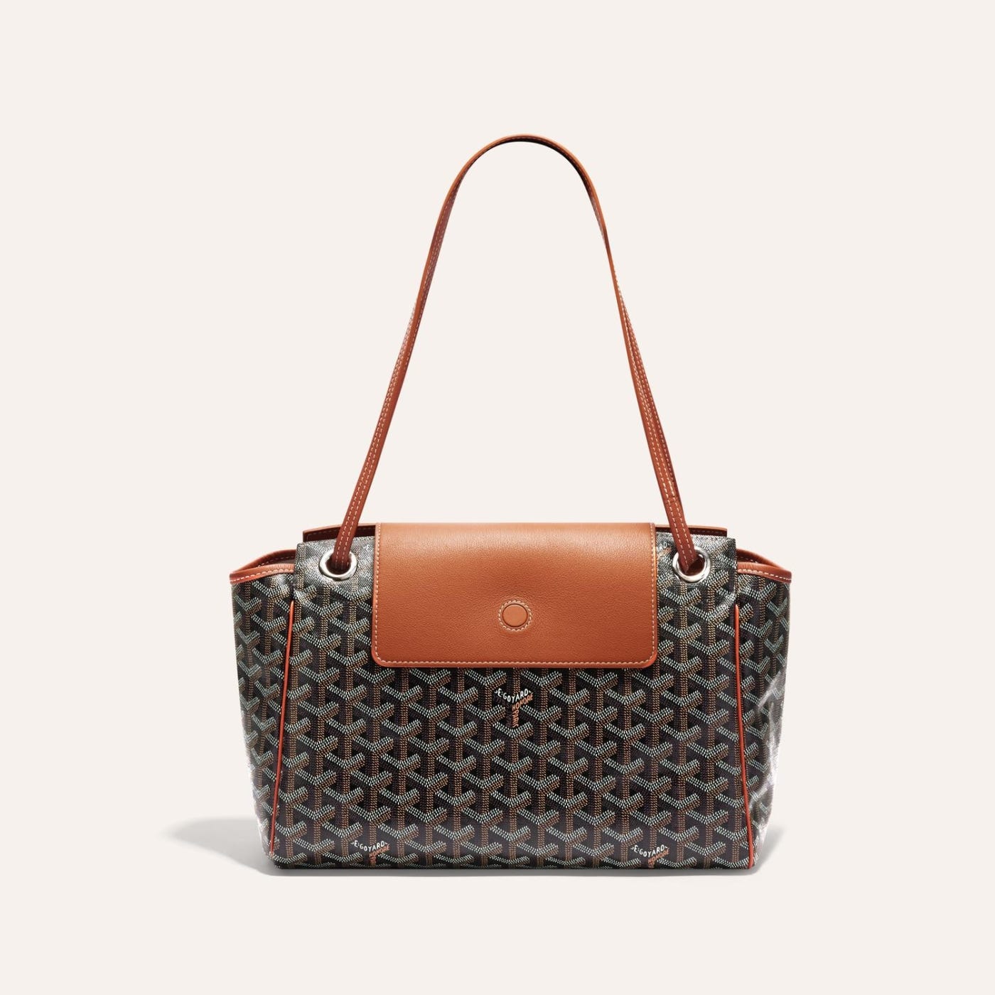 Goyard Rouette Souple Bag Black & Tan - Image 2